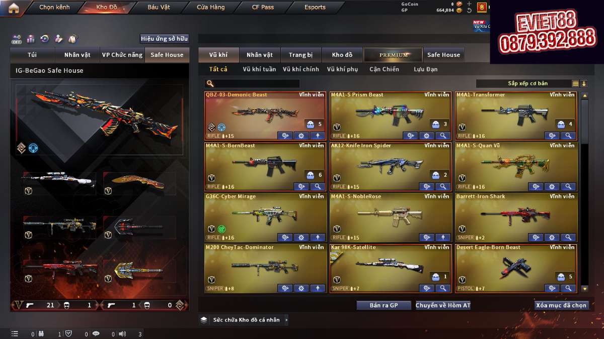 shop acc cf uy tin gia re